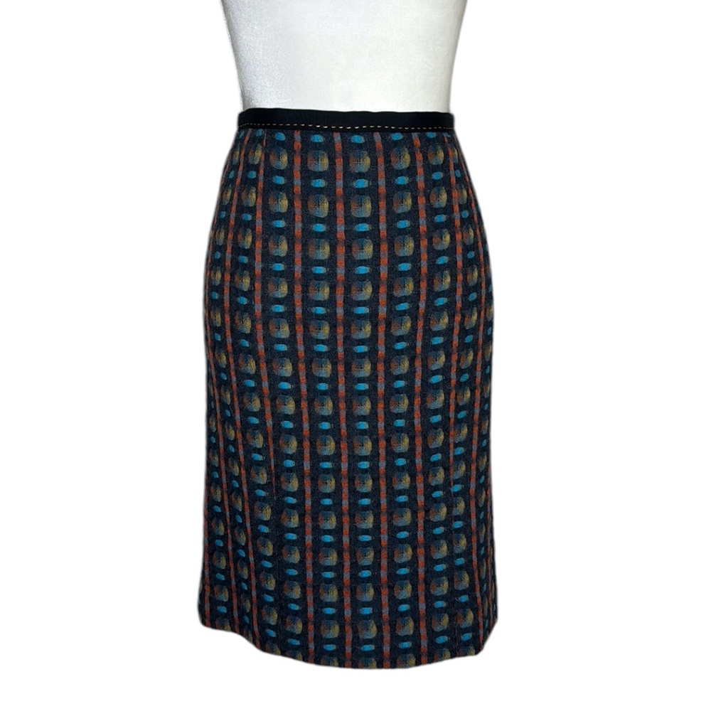 Etcetera Designer Boucle Wool Geometric Design Pe… - image 2